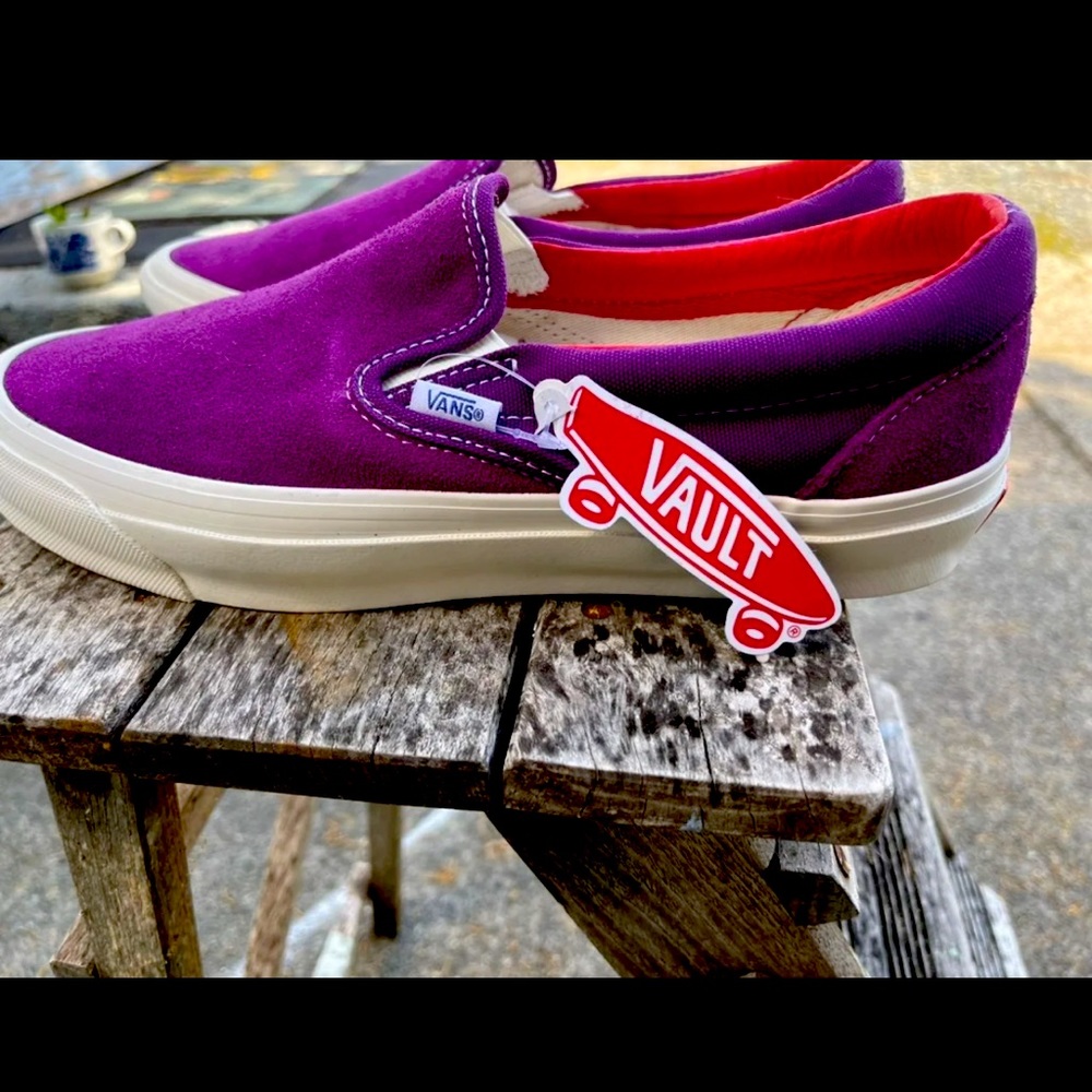 NWT!! Vans Vault Purple Slip-on Men’s Sz9